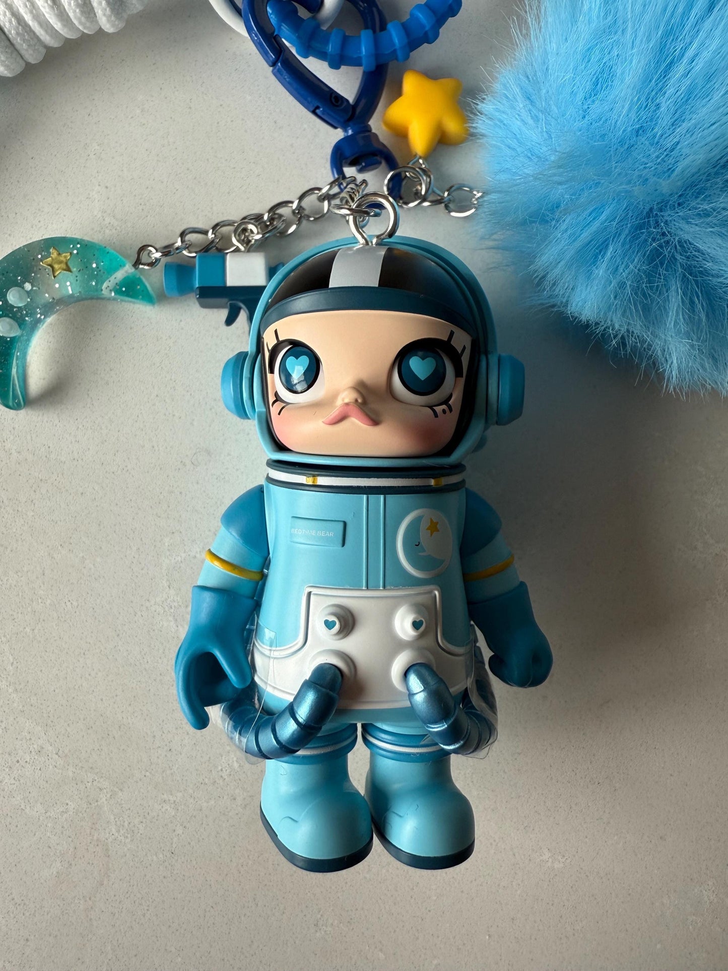 Space Molly Bedtime Bear Bag Charm: Authentic Collectible