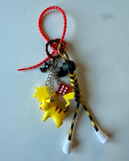 Pokemon Pikachu Bag Charm - Handmade Purse/Bag or Backpack Accessory