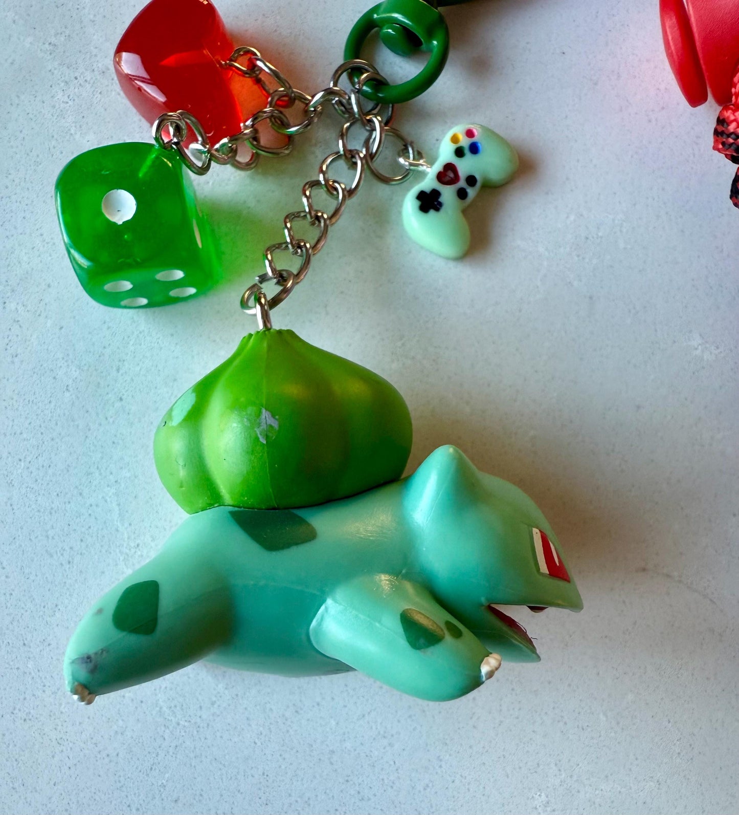 Pokemon Bulbasaur Bag Charm - Handmade Purse/Bag or Backpack Accessory
