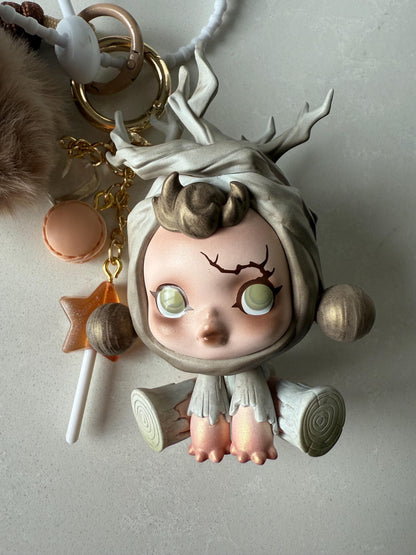 The Ink Plum Blossom Bag Charm - Authentic Customized Charm