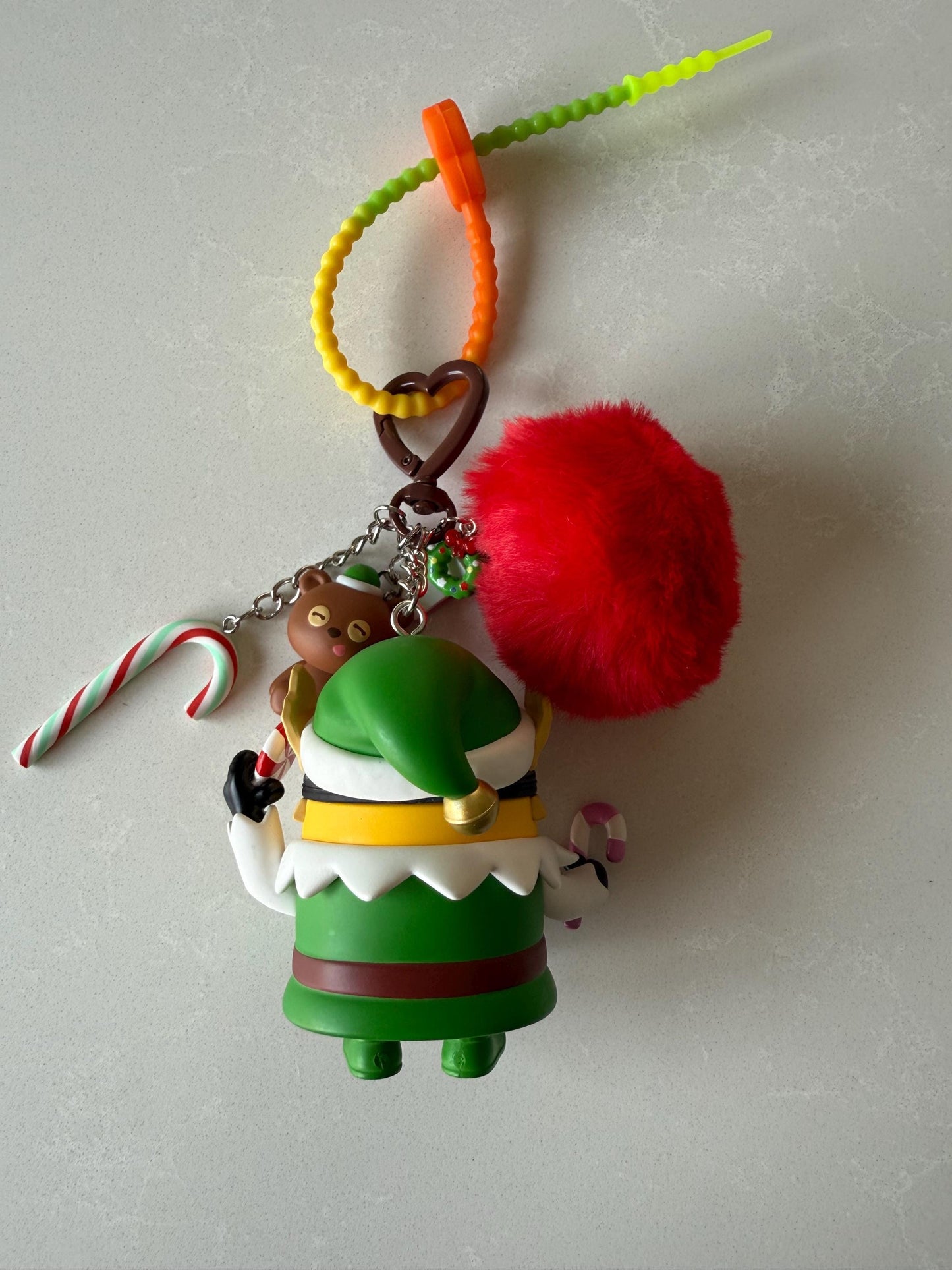 Minions Santa's Workshop Manual Bag Charm - Authentic Customized Charm