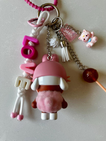 Pink Crybaby Crying Again Bag Charm  - Authentic Customized Charm