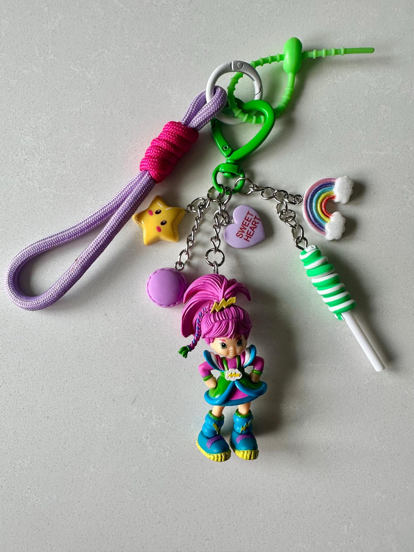Rainbow Brite Stormy Handmade Bag, Purse or Backpack Charm