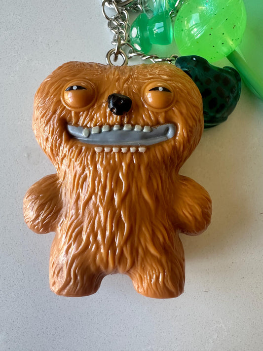 Fuggler - Count Underoo McGoo Orange – Handmade Bag Charm with FREE Custom Motel Name Tag!
