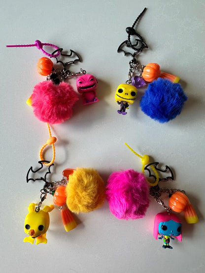 The Nightmare Before Christmas Sally Blacklight Bag/Purse or Backpack Charms