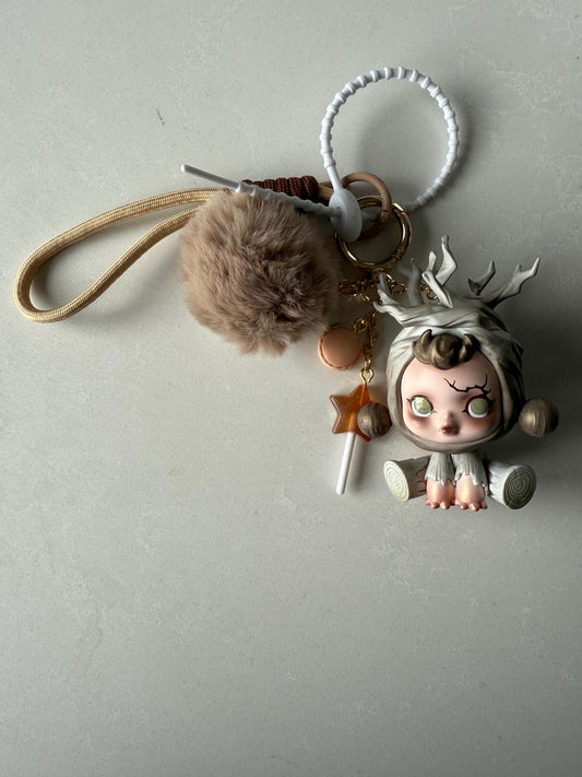 The Ink Plum Blossom Bag Charm - Authentic Customized Charm