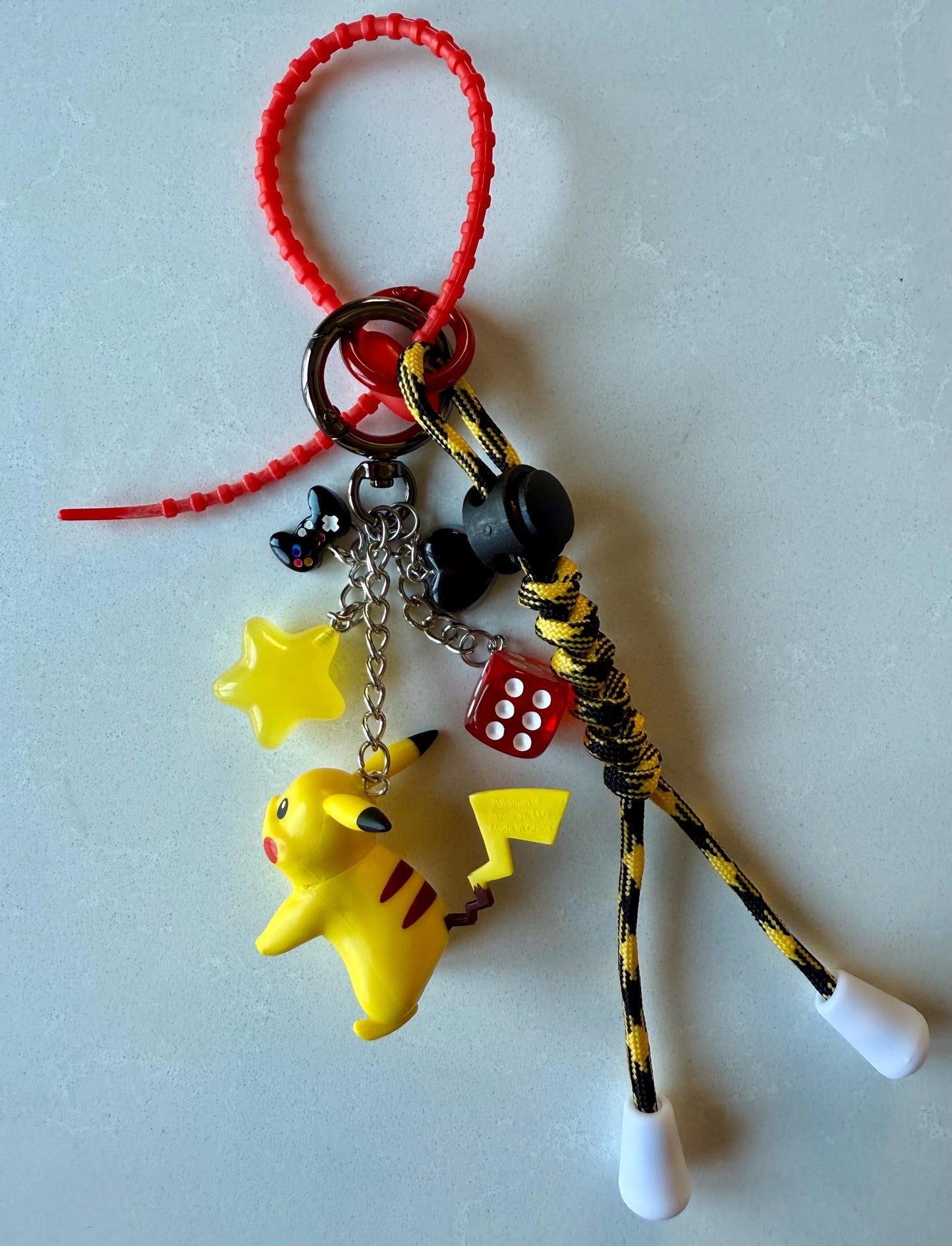 Pokemon Pikachu Bag Charm - Handmade Purse/Bag or Backpack Accessory