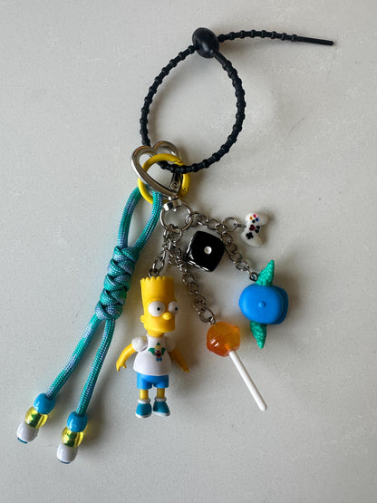 Bart Simpson Krustyland Bag Charm - Handmade The Simpsons Purse/Bag or Backpack Accessory