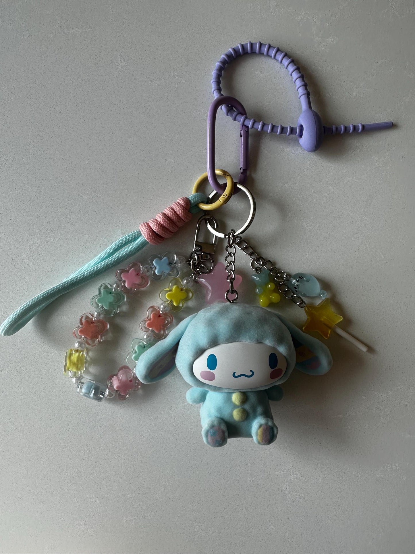 Cinnamoroll Bag Charm - Purse/Backpack Accessory, Handmade Authentic
