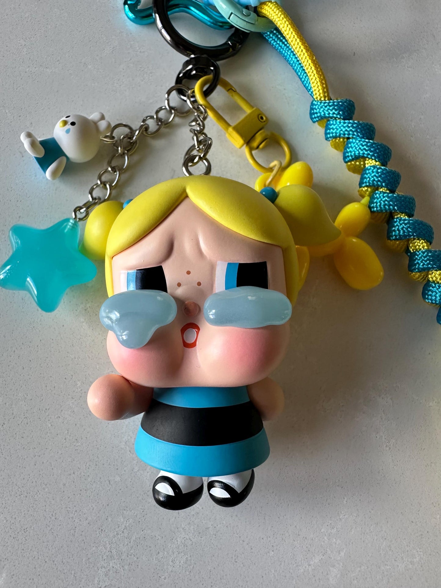Powerpuff Girls Bubbles Crybaby Bag Charm -  Authentic Customized Charm